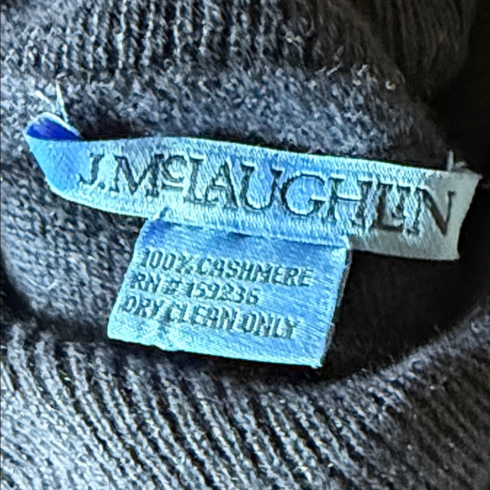 J.McLaughlin 100% Cashmere Poncho. Beautiful baby/ brown. Turtleneck. OS EUC - Picture 3 of 13